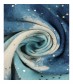 Damen Loop Schal, blau