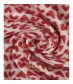Damen Loop Schal, schmal, rot