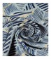 Damen Loop Schal, schmal, blau