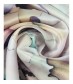 Damen Halstuch, seidig beige