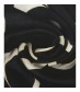 Damen Loop Schal, schmal, schwarz