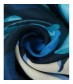 Damen Halstuch, schmal, blau