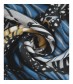 Schal, blau
