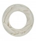 Loop Schal, schmal - einfarbig, creme
