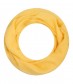 Loop Schal, schmal - einfarbig, gelb