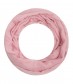 Loop Schal, schmal - einfarbig, rosa