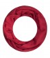 Loop Schal, schmal - einfarbig, rot