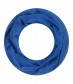 Loop Schal, schmal - einfarbig, blau