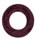 Loop Schal, schmal - einfarbig, weinrot