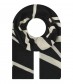 Schal, schwarz