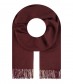 Schal, weinrot