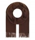 Schal, braun