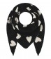 Schal, schwarz