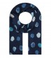 Schal, blau
