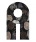 Damen Halstuch, schmal, schwarz