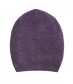 Basic Beanie Mütze - Feinstrick, violett
