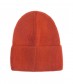 Basic Beanie Mütze - Feinstrick, orange